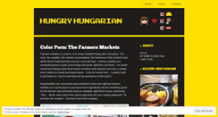 Desktop Screenshot of hungryhungarianblog.com