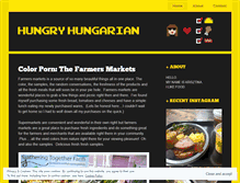 Tablet Screenshot of hungryhungarianblog.com